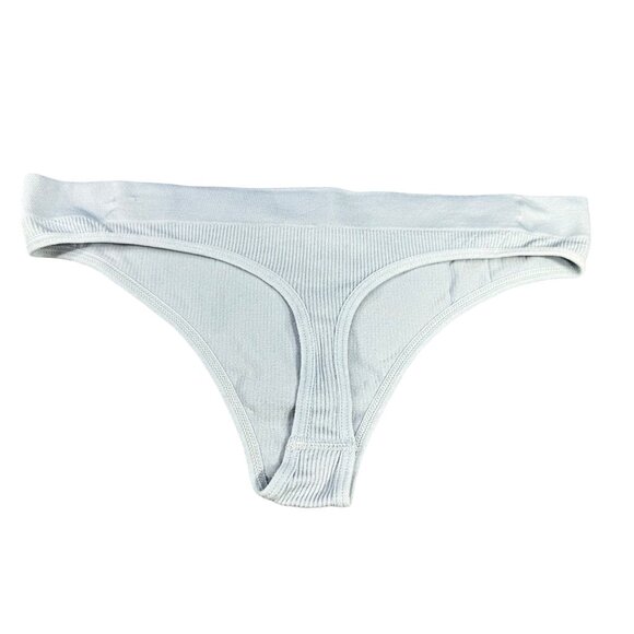 Aeropostale Women's Size Medium Panty Thong Seamless Light Blue New Without Tags - Picture 2 of 9